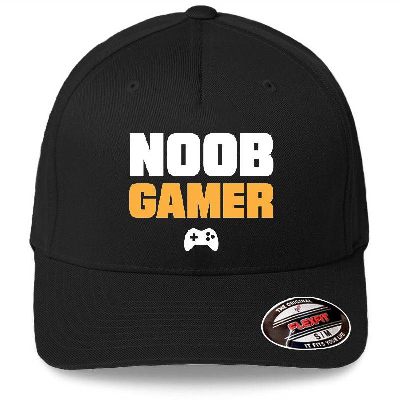 Noob Gamer Premium Flat Bill Snapback Caps