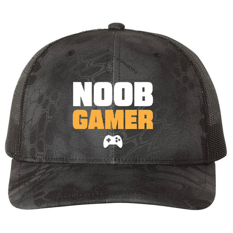Noob Gamer Premium Flat Bill Snapback Caps