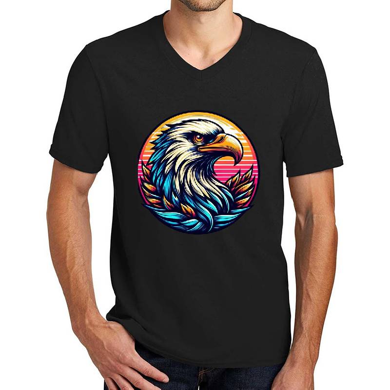 eagle  Funny animal emblem Premium Flat Bill Snapback Caps