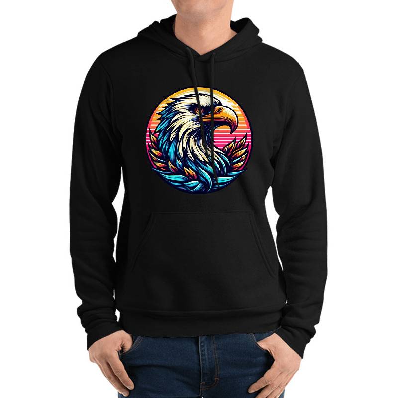 eagle  Funny animal emblem Premium Flat Bill Snapback Caps