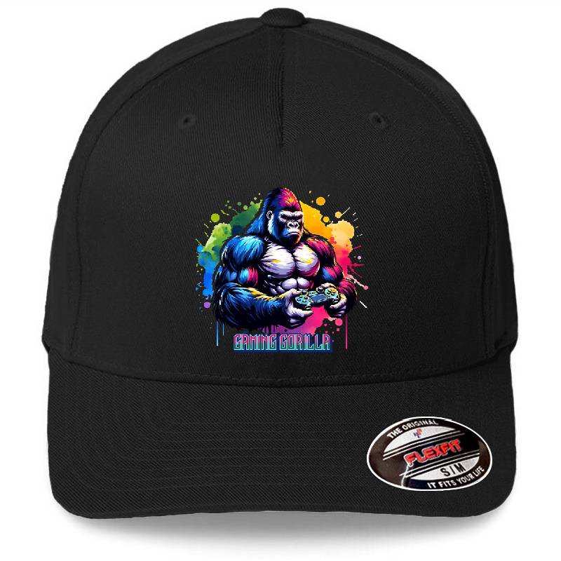 Gaming Gorilla Premium Flat Bill Snapback Caps