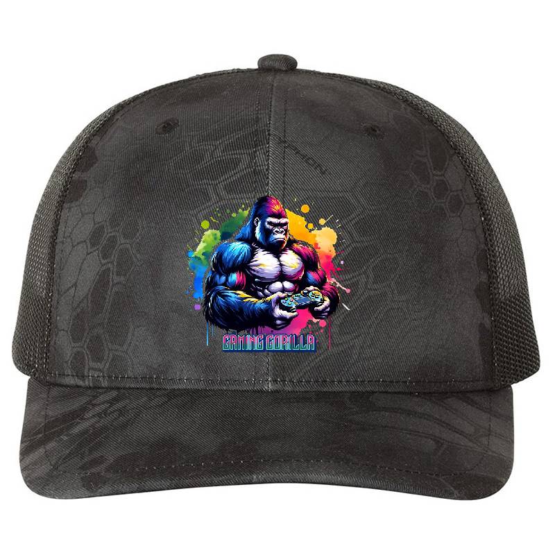 Gaming Gorilla Premium Flat Bill Snapback Caps