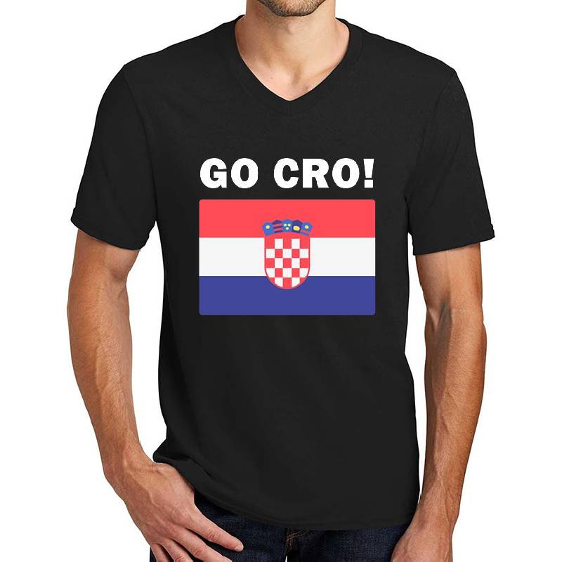 Croatian Flag Croatia Hrvatska Split Zagreb Go Cro  Unisex T-shirts