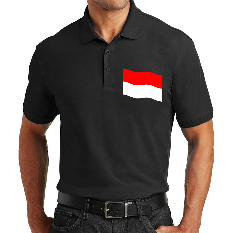 Indonesia Flag Waving Patriotic Indonesian Flags Premium Flat Bill Snapback Caps