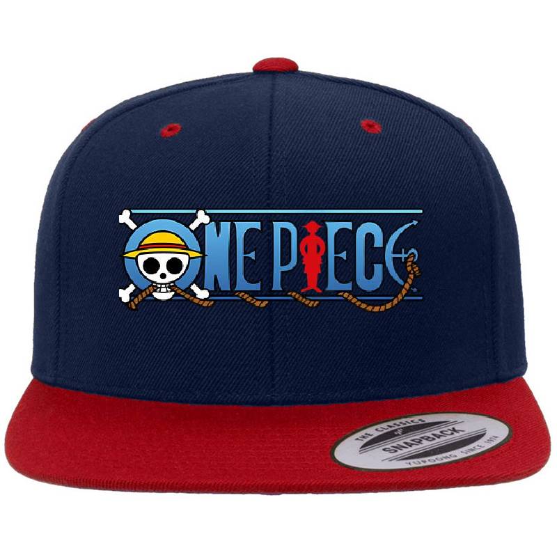 One Piece  Logo Richardson Premium Trucker Snapback Caps