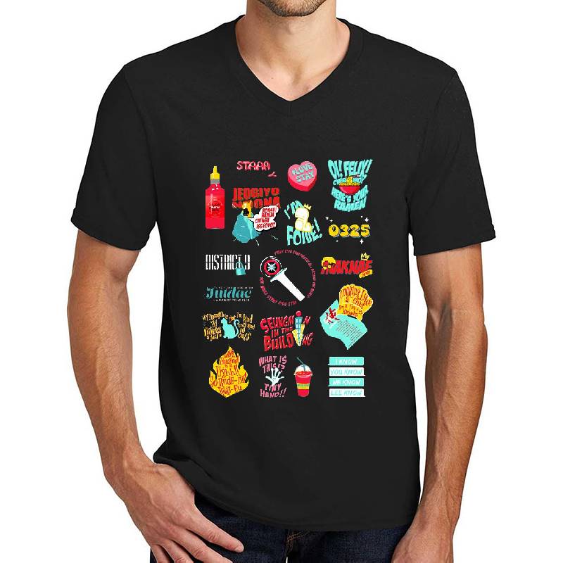 Stray Kids iconic quotes and moments ver 2 Unisex Polo Jersey Sport Shirts