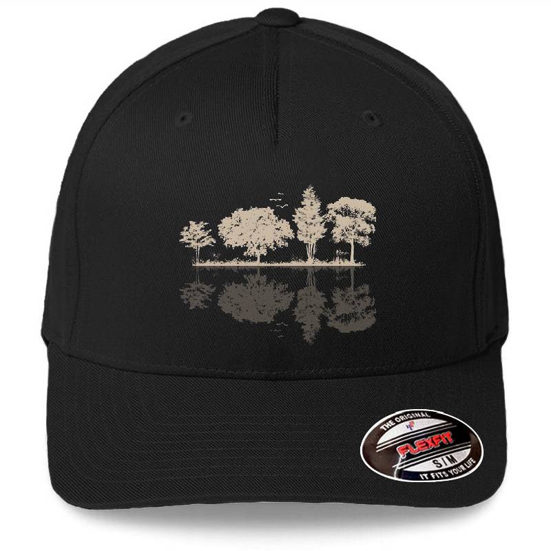 trees reflection wildlife nature outdoor forest,Silhouette Art Richardson Premium Trucker Snapback Caps