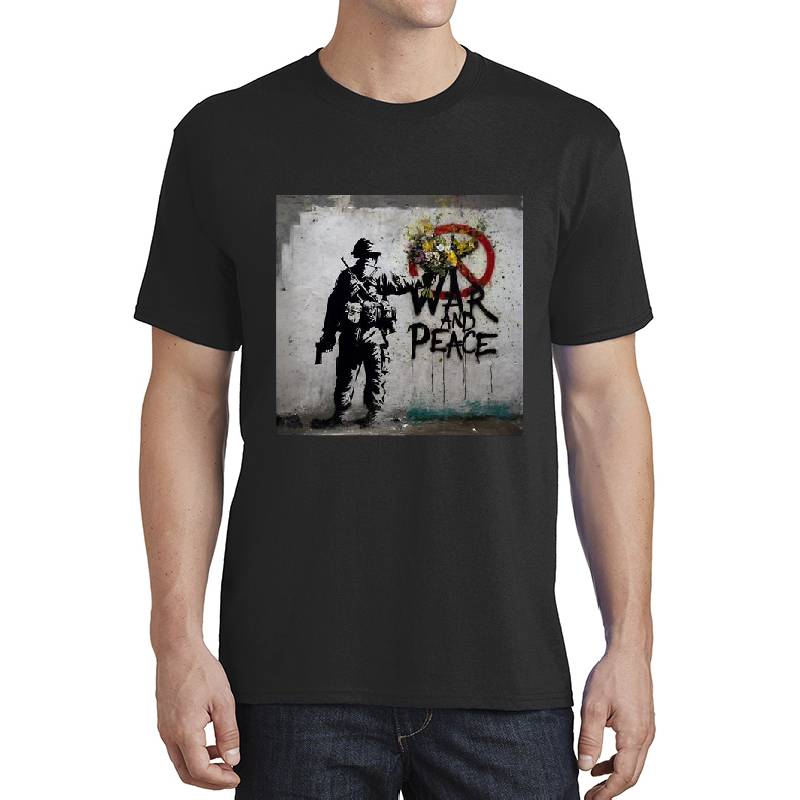Bansky Street Art solider army peace Youth T-Shirts