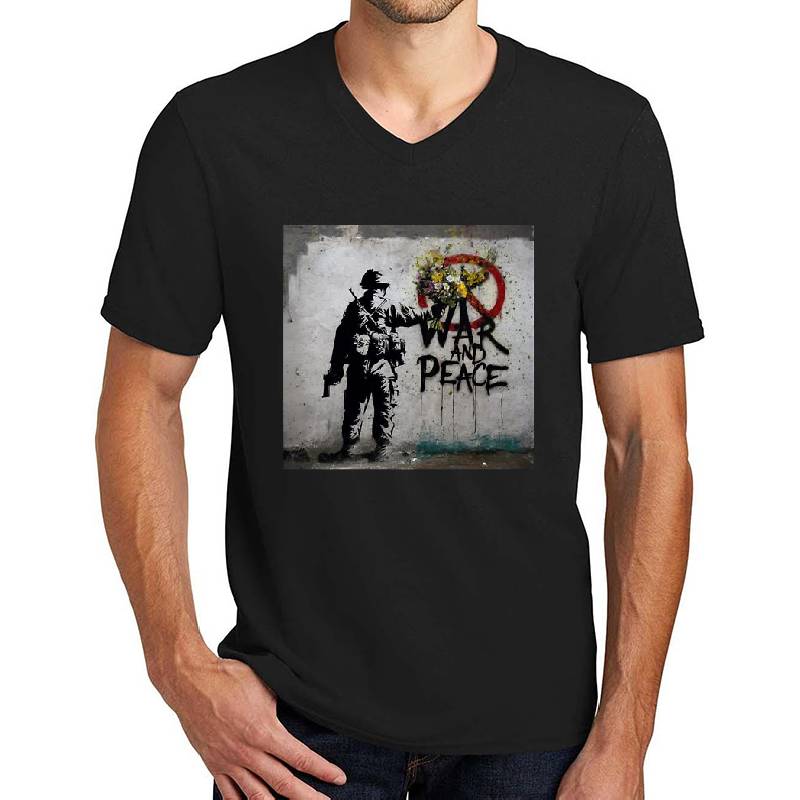 Bansky Street Art solider army peace Youth T-Shirts