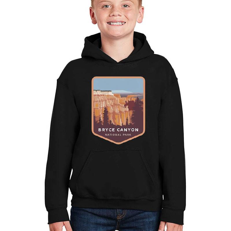 Bryce Canyon National Park logo emblem Unisex Hooded Sweatshirts