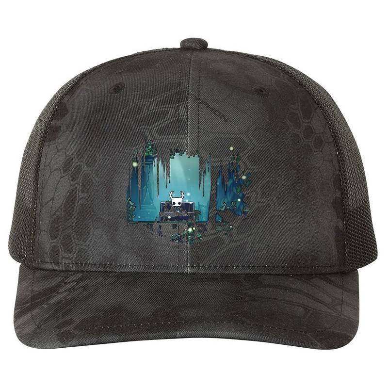 Hollow Green Premium Flat Bill Snapback Caps
