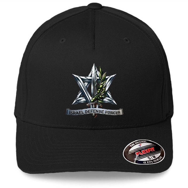 IDF Emblem Logo Swords of Iron Premium Flat Bill Snapback Caps