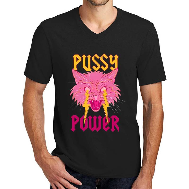 Pussy Power Funny Cat Youth T-Shirts