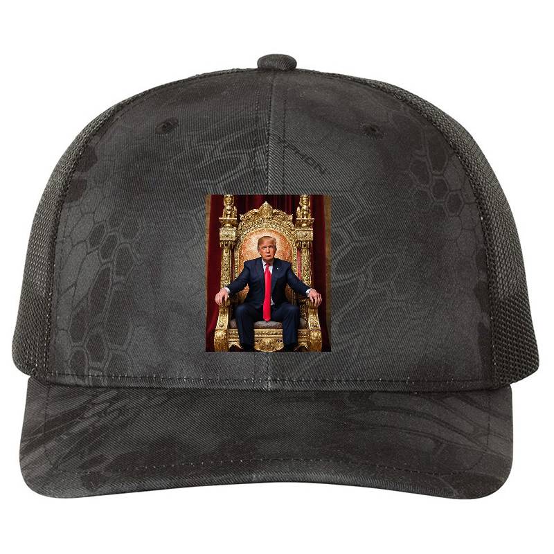 Donald Trump: The Trumpian Seat of Power Premium Flat Bill Snapback Caps