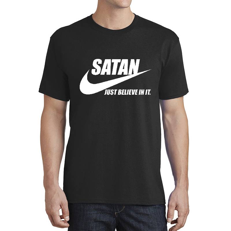 Satan Just Believe In It Premium Flat Bill Snapback Caps