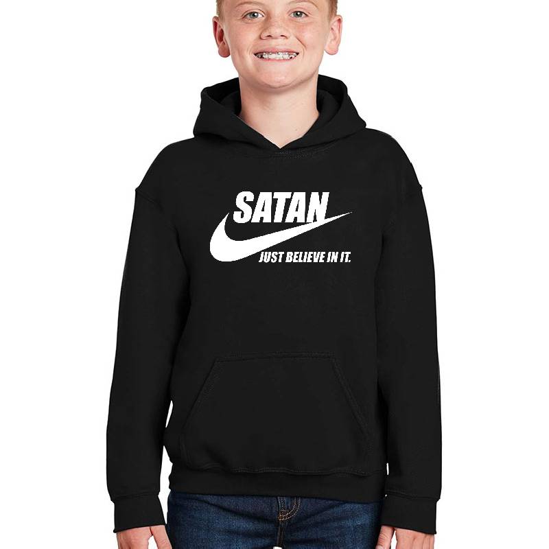 Satan Just Believe In It Premium Flat Bill Snapback Caps