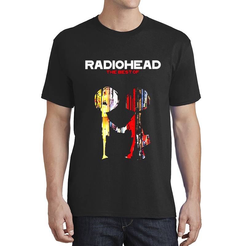radioheads the best of album Premium Flat Bill Snapback Caps
