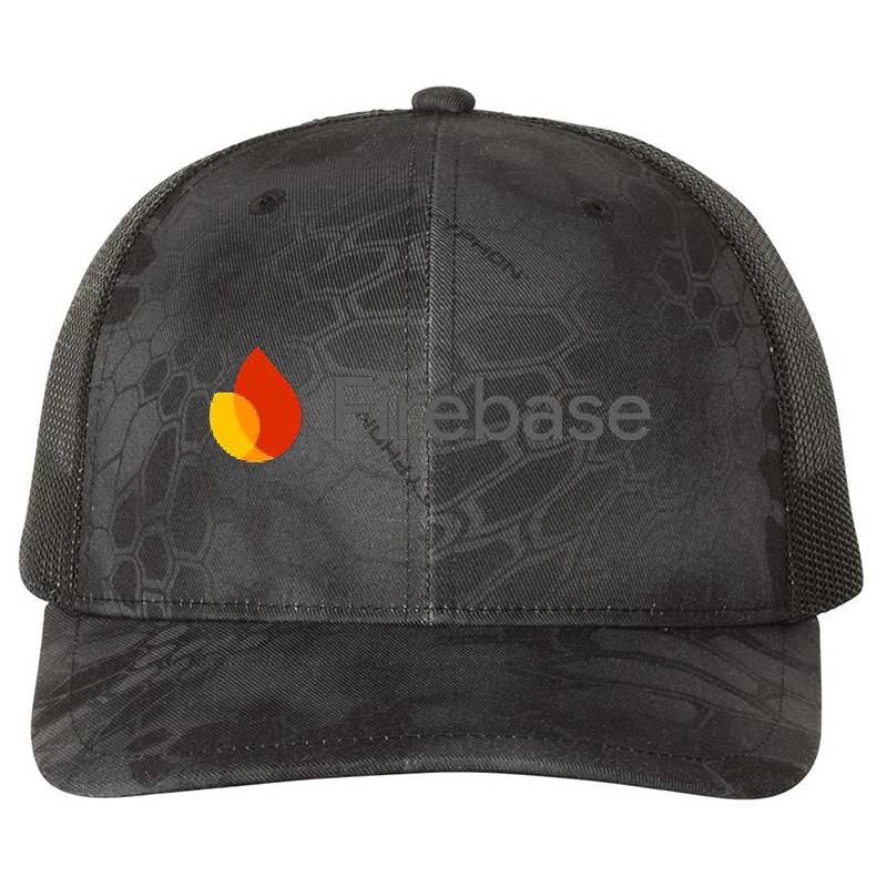 New Firebase Logo Premium Flat Bill Snapback Caps