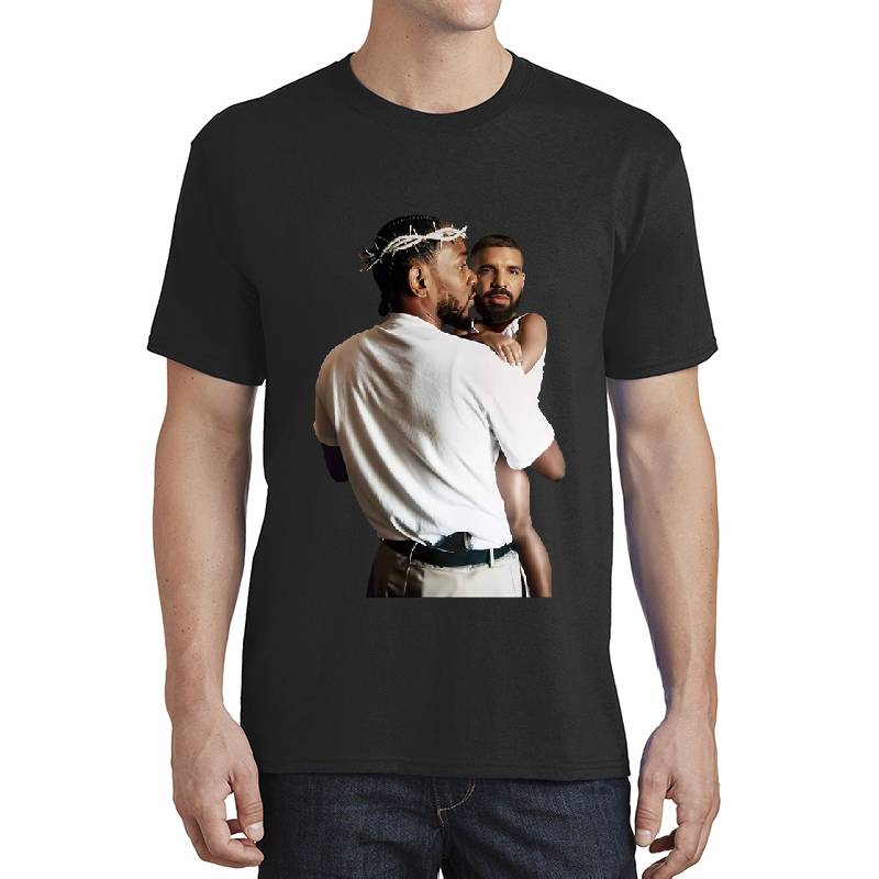 Kendrick Lamar Holding Baby Drake Unisex V-Neck T-Shirts