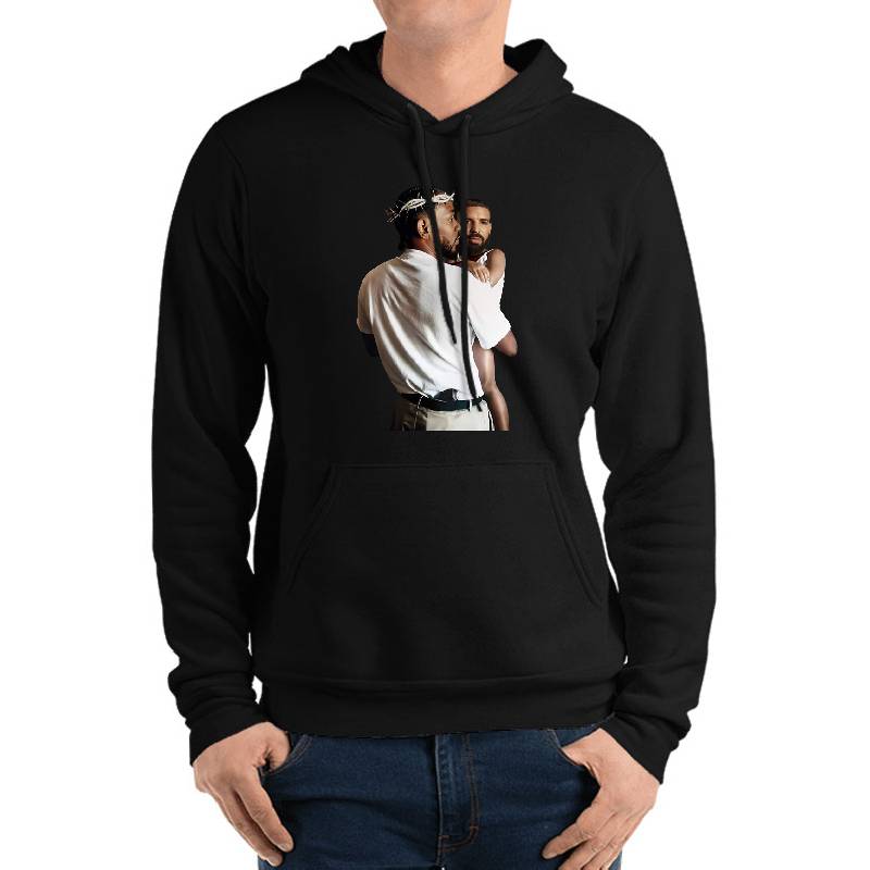 Kendrick Lamar Holding Baby Drake Unisex V-Neck T-Shirts