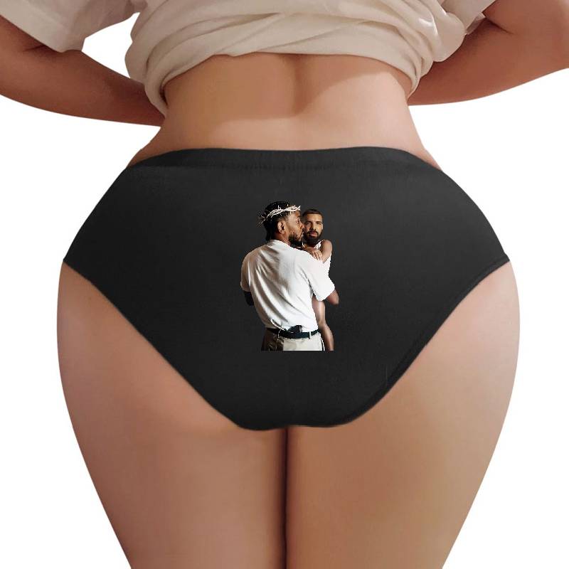 Kendrick Lamar Holding Baby Drake Unisex V-Neck T-Shirts