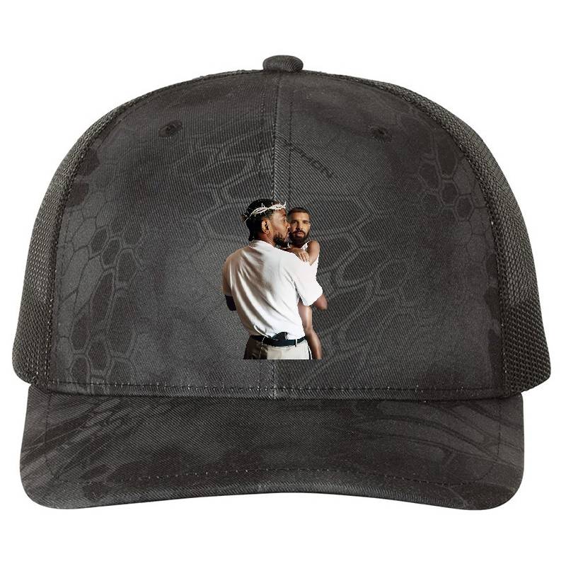 Kendrick Lamar Holding Baby Drake Unisex V-Neck T-Shirts