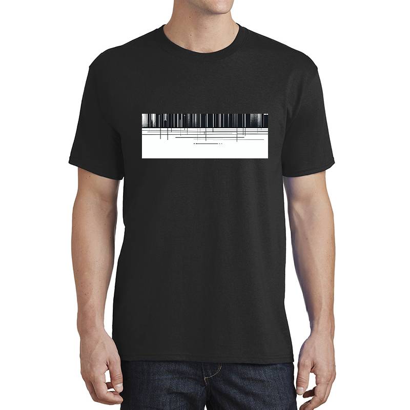 Black Abstract Geometric City Premium T-Shirt Youth T-Shirts