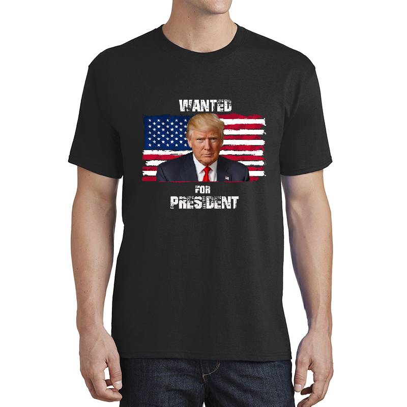 Donald Trump Most Wanted For President 2024 Premium Flat Bill Snapback Caps