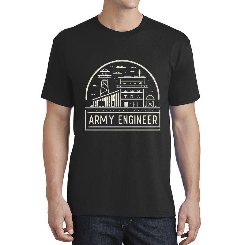 Army Combat Engineer Veteran Military  Unisex Polo Jersey Sport Shirts