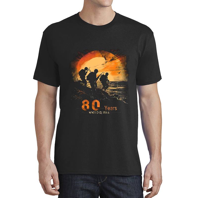 Eighty Years D-Day Anniversary : Normandy Landing, 80 years WW2 Flexfit Baseball Caps