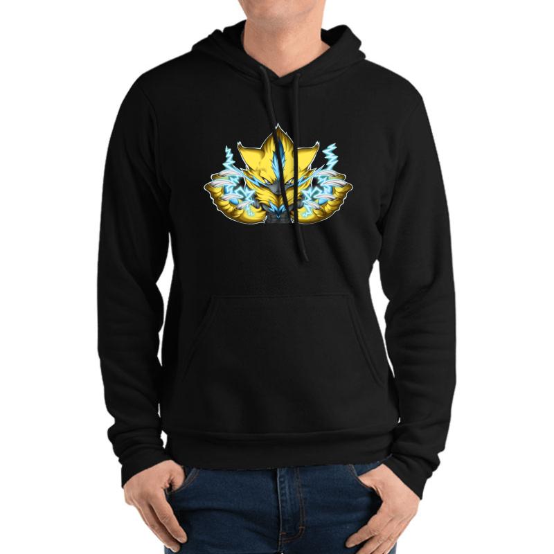 Zeraora W Lightning  Unisex Hooded Sweatshirt Men Black