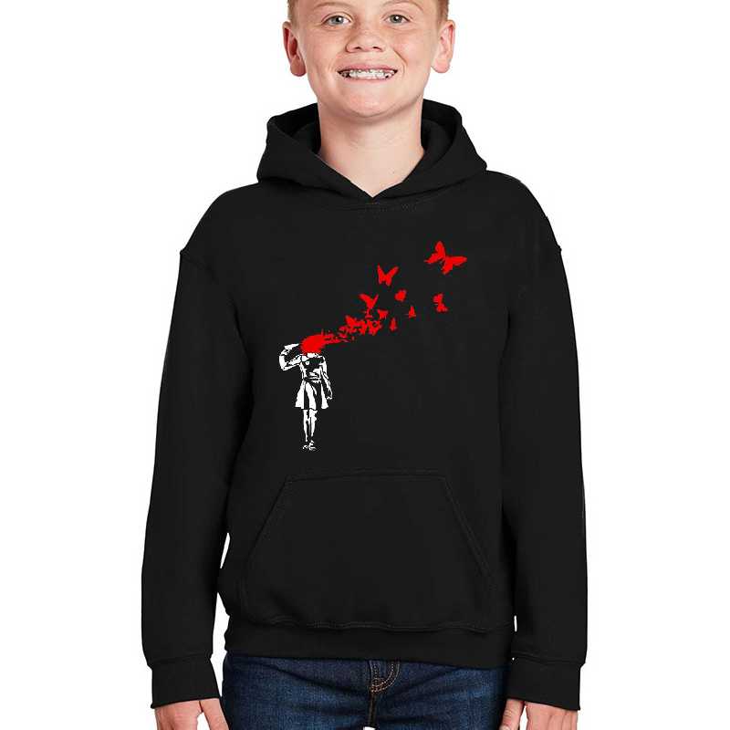 Banksy - Girl Butterfly Unisex T-shirts