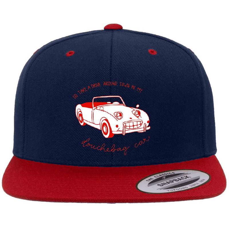 happy now - douchebag car Richardson Premium Trucker Snapback Caps
