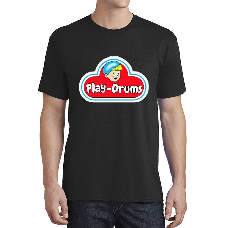 Drummer Play Drums Vintage Logo  Premium Flat Bill Snapback Caps