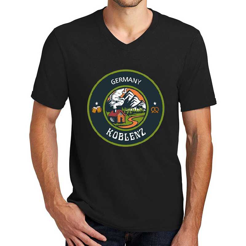Koblenz Germany Green Emblem Unisex T-shirts