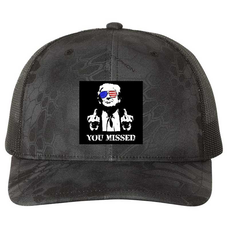 Donald Trump you Missed  Premium Flat Bill Snapback Caps