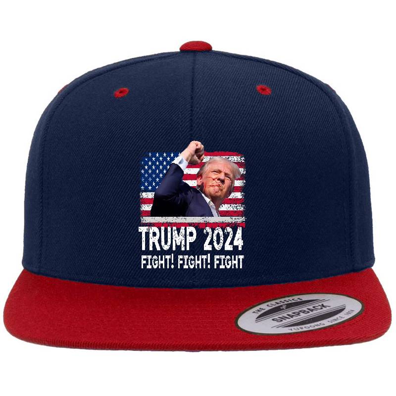 Trump 2024 Fight Fighting Fighters Supporters American Flag Unisex Polo Jersey Sport Shirts