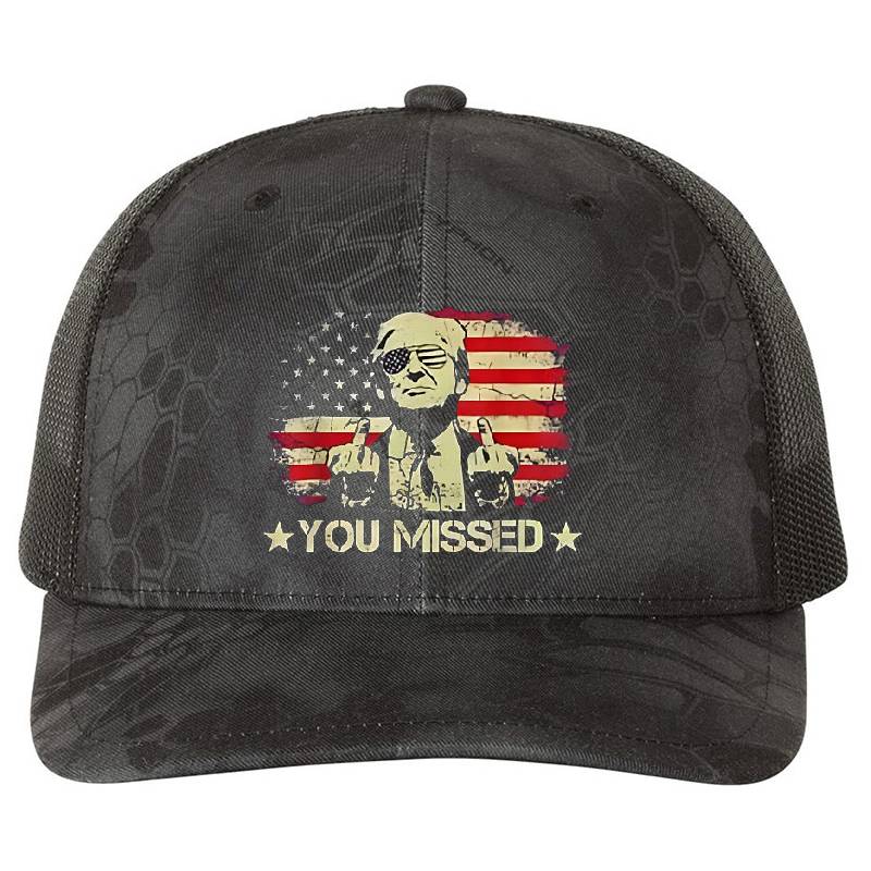 Trump Bulletproof: You Missed It Youth Hooded Sweatshirts