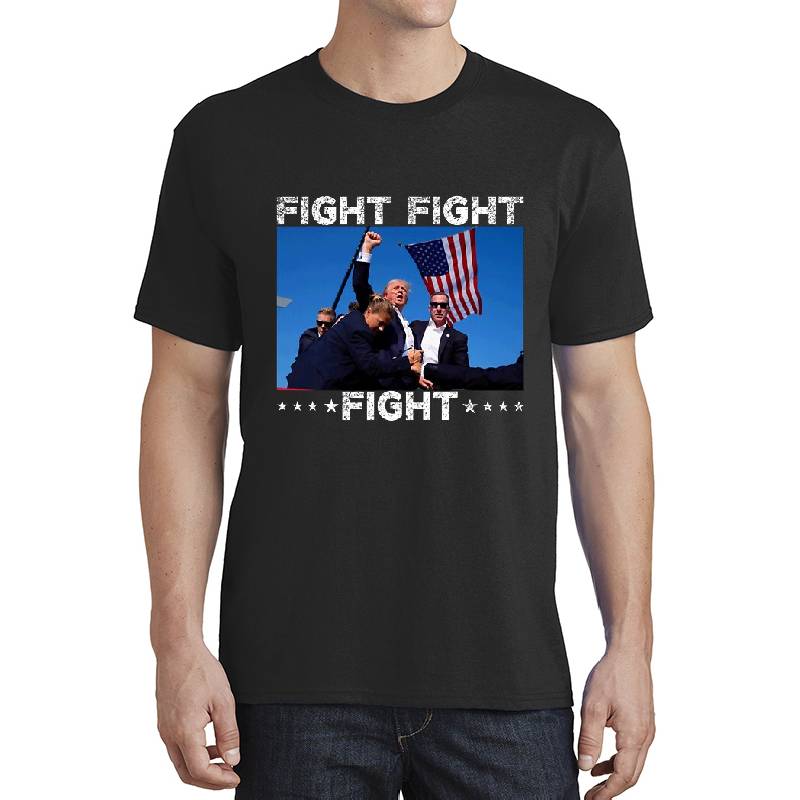 Fight Fight Fight Trump 2024 Vote Trump T-Shirt For Vote 2024, President Election 2024 Gift Premium Flat Bill Snapback Caps