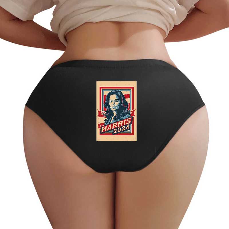 Harris 2024 Campaign Vintage-Inspired Poster Art Premium Flat Bill Snapback Caps