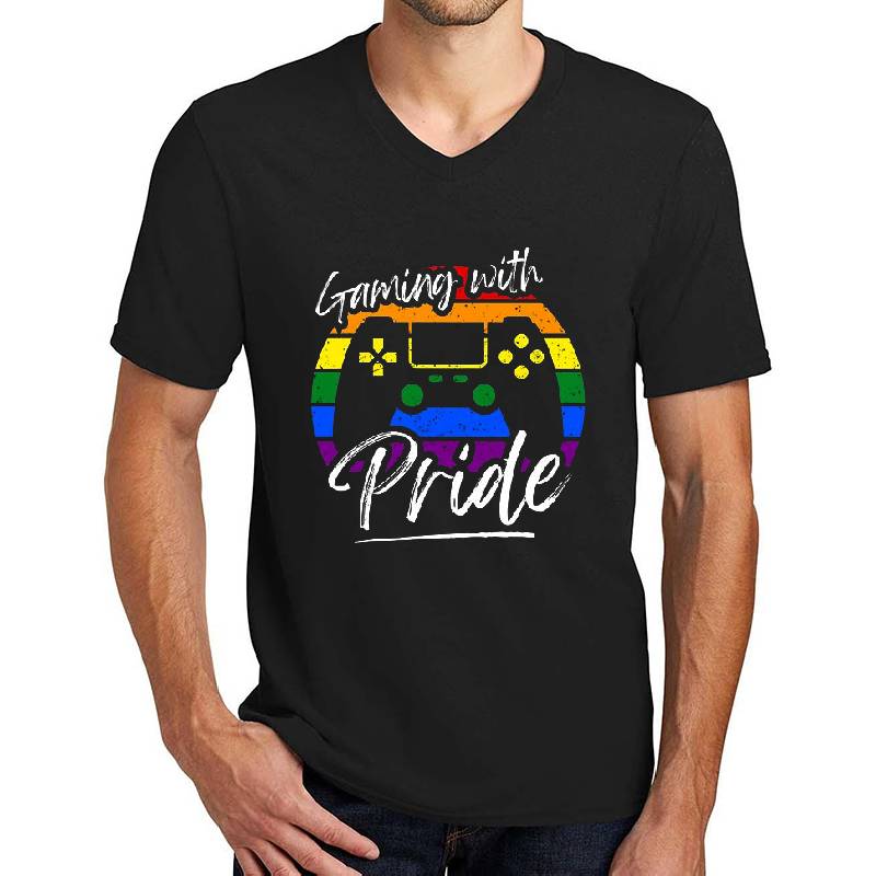 Gaming with Pride (Dark) Unisex Polo Jersey Sport Shirts