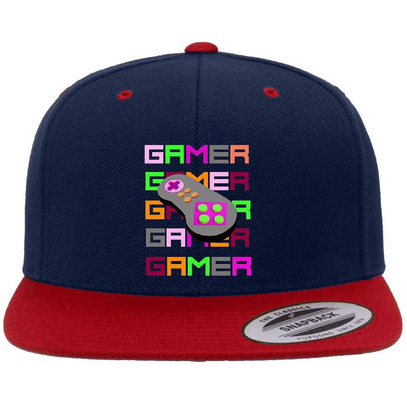 Video Game Controller Gamer Richardson Premium Trucker Snapback Caps