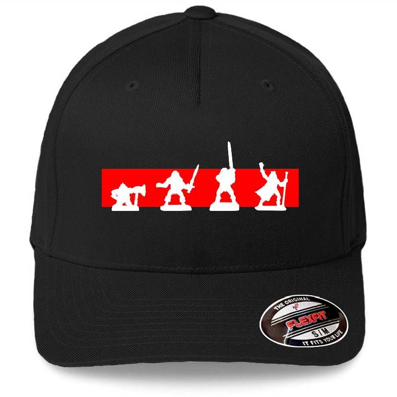 HeroQuest Heroes T-shirt Premium Flat Bill Snapback Caps