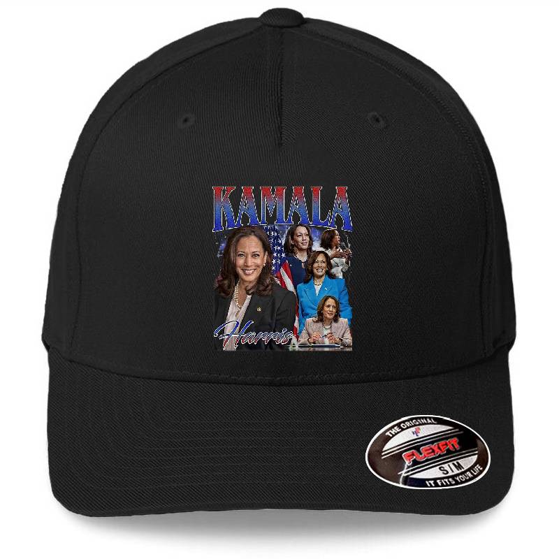 Kamala Harris Classic Homage Vintage style Premium Flat Bill Snapback Caps