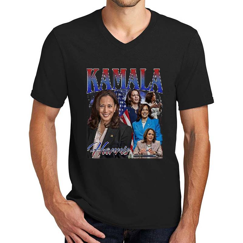 Kamala Harris Classic Homage Vintage style Premium Flat Bill Snapback Caps