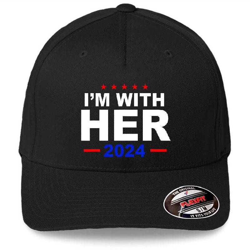 I'm With Her For Political, Gift For Harris President Election Unisex V-Neck T-Shirts