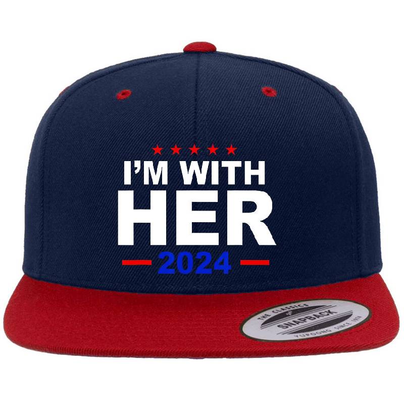 I'm With Her For Political, Gift For Harris President Election Unisex V-Neck T-Shirts