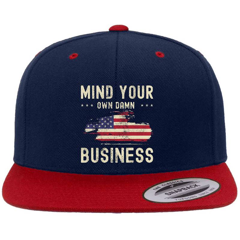 Mind Your Own Damn Business American Flag Quote 2024 Unisex Polo Jersey Sport Shirts