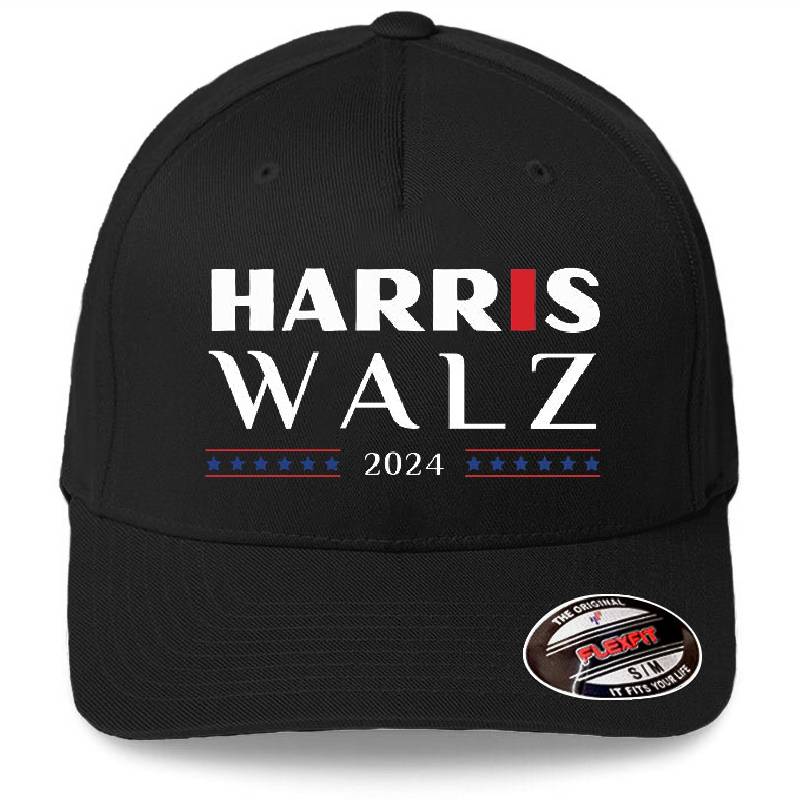 Harris Walz 2024 Election Kamala Harris Tim Walz Waltz 2024 Design Men Women T-Shirt! Richardson Premium Trucker Snapback Caps