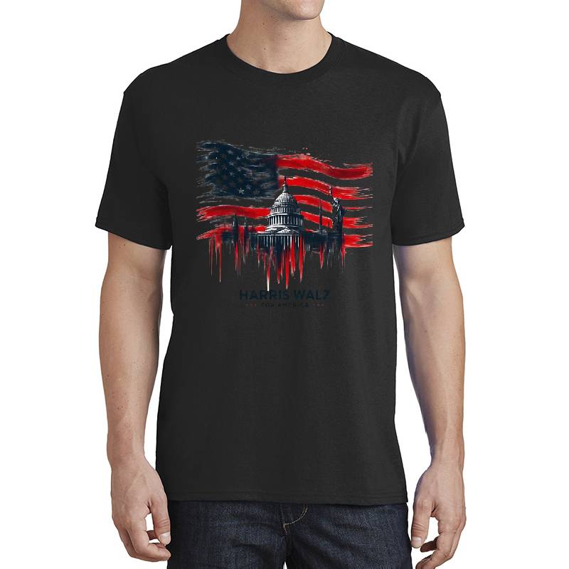 Harris Walz for America ,Harris Walz 2024 Unisex V-Neck T-Shirts